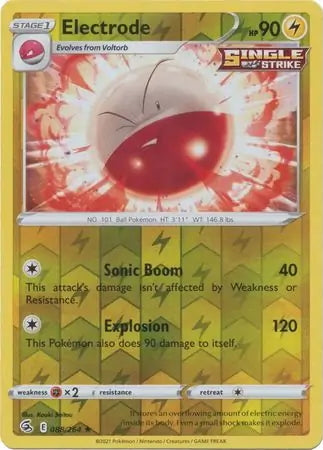 Fusion Strike Electrode #88/264 reverse holo